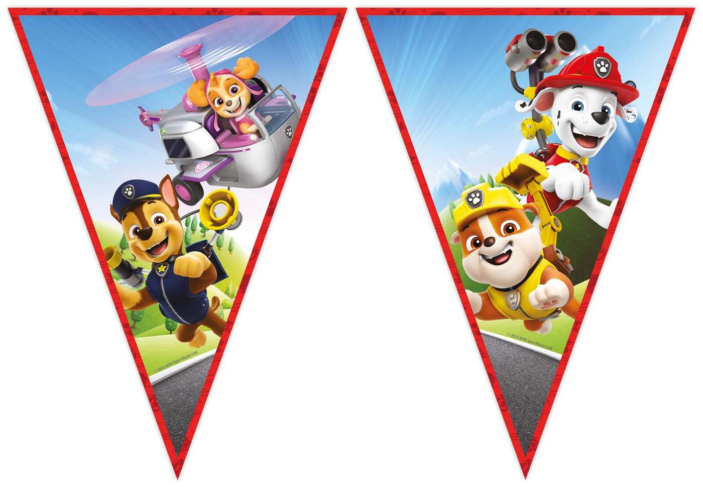 Баннер с треугольным флагом Decorata Party Paw Patrol FSC (цвет разноцветный)
