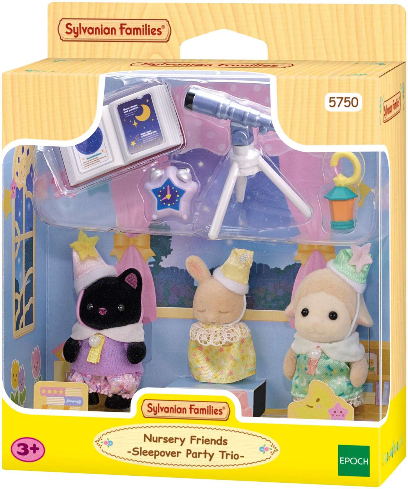 Тройняшки Sylvanian Families в ночной деревне