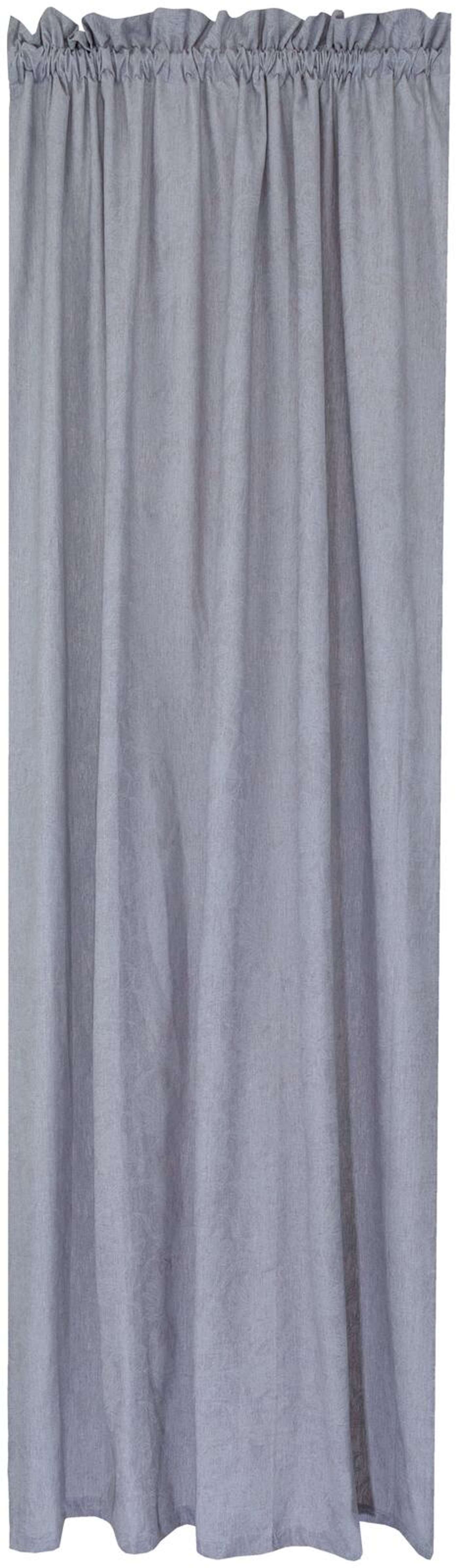 Боковая штора Khadi 140x250см серая (цвет серый шамбре / серый)