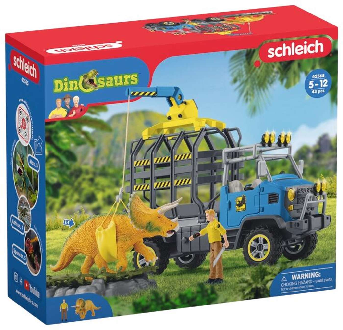Транспортная миссия Schleich Dino