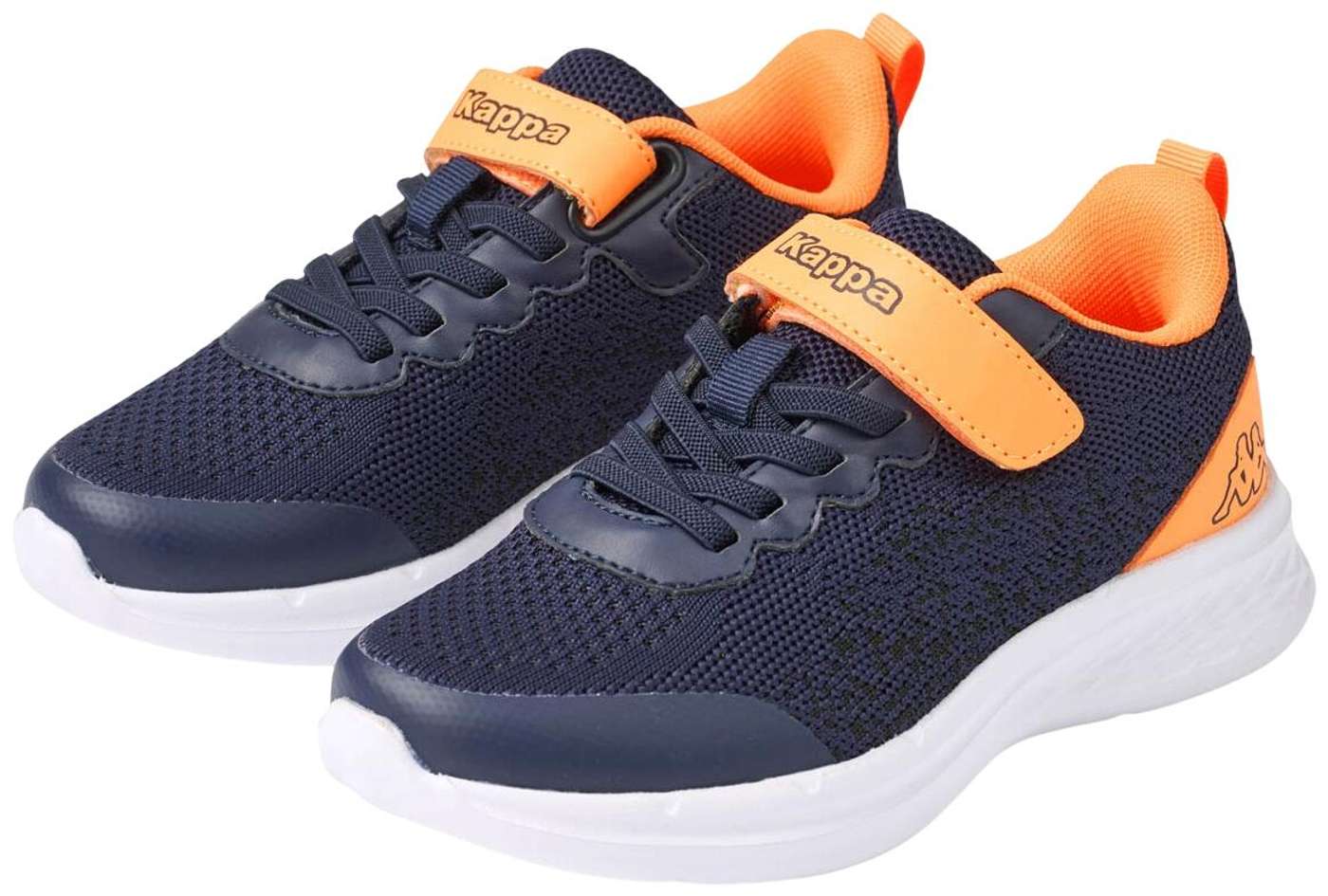 Детские кроссовки Kappa Logo Postie EV Kid 341Y8RW (размер 30, цвет синий морской неоновый оранжевый)