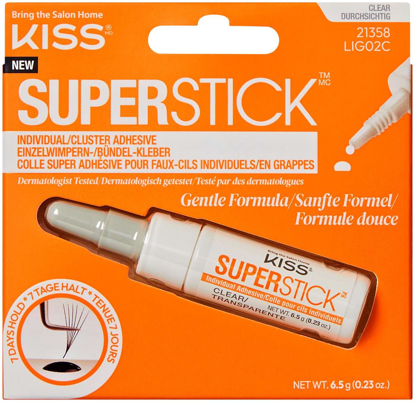 Клей для ресниц Kiss Superstick Cluster Lash Adhesive 6, 5г