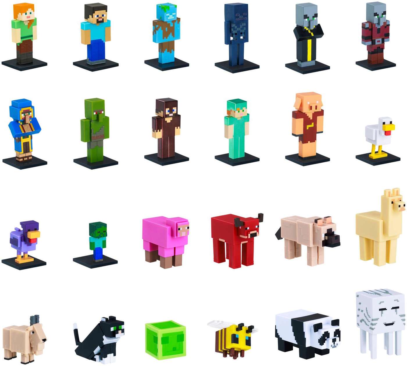 Фигурка Minecraft 3D 6 см, упаковка 1 шт.