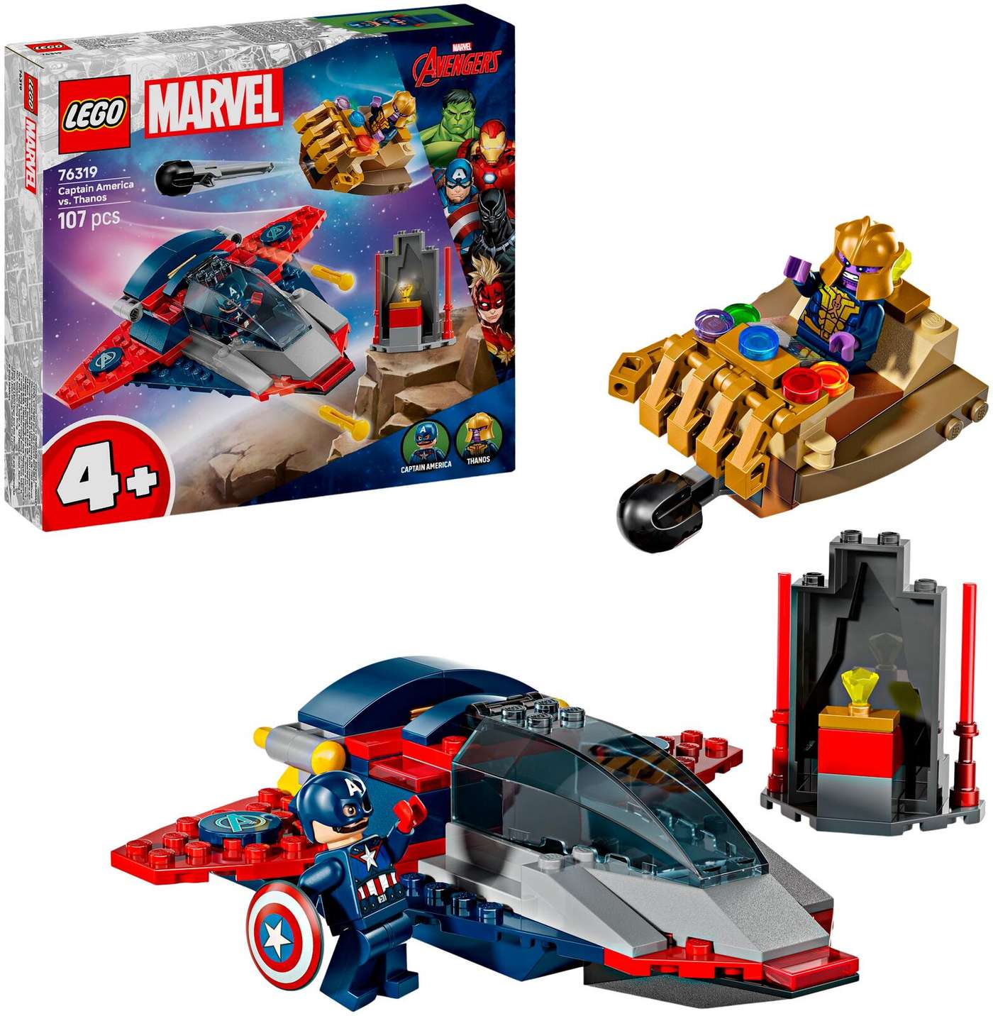 LEGO Super Heroes 76319 Капитан Америка против Таноса
