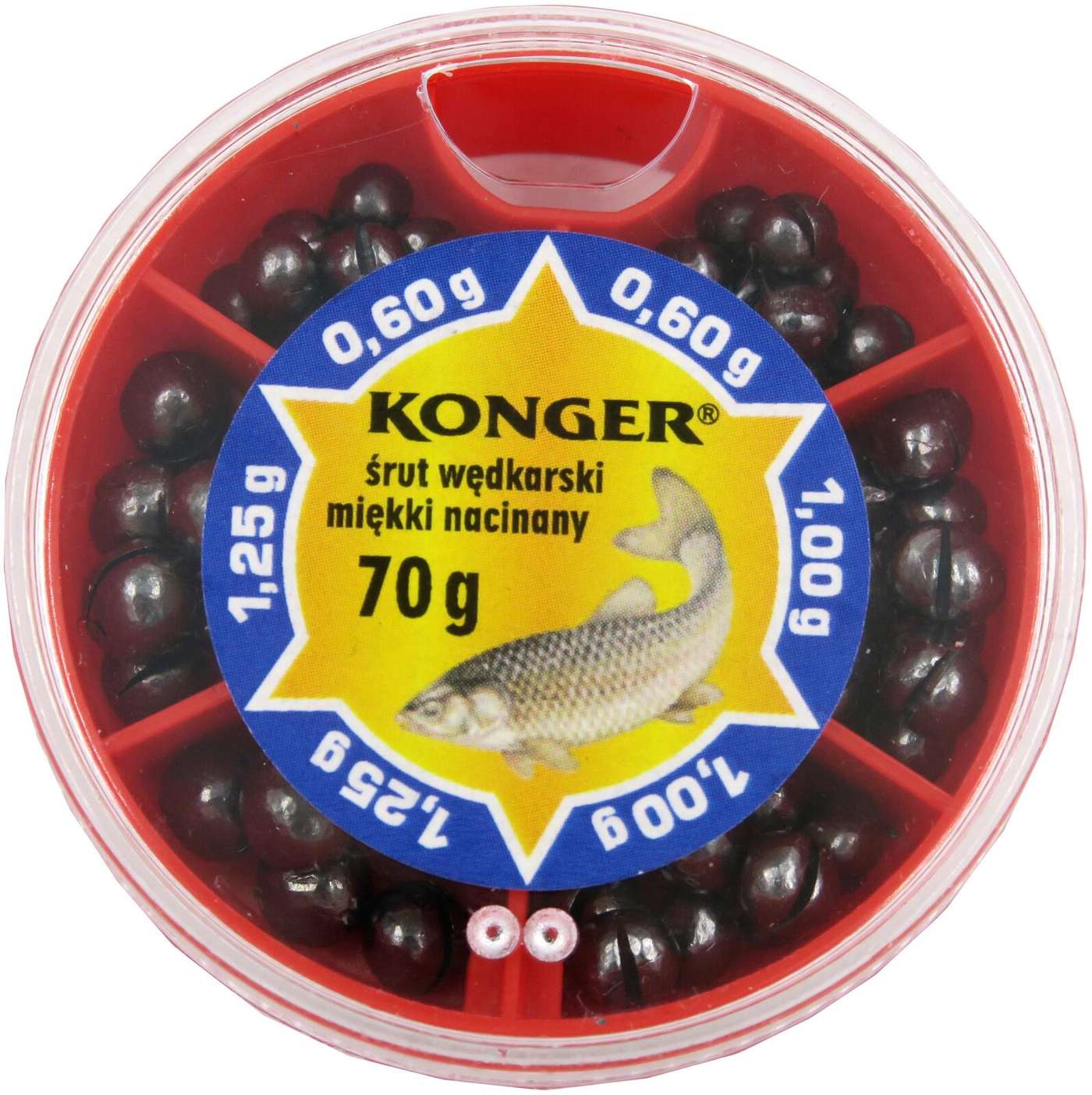 Коробка для рыболовных снастей Konger маленькая 70г. (цвет ВЕСТИ)
