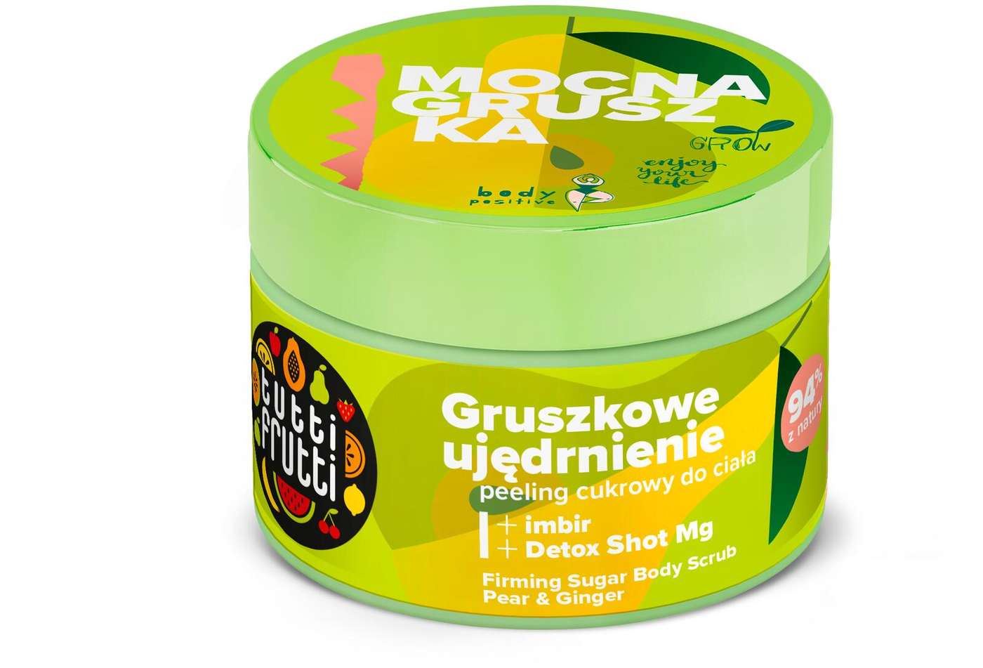 Tutti Frutti укрепляющий сахарный скраб для тела груша и имбирь 300 г