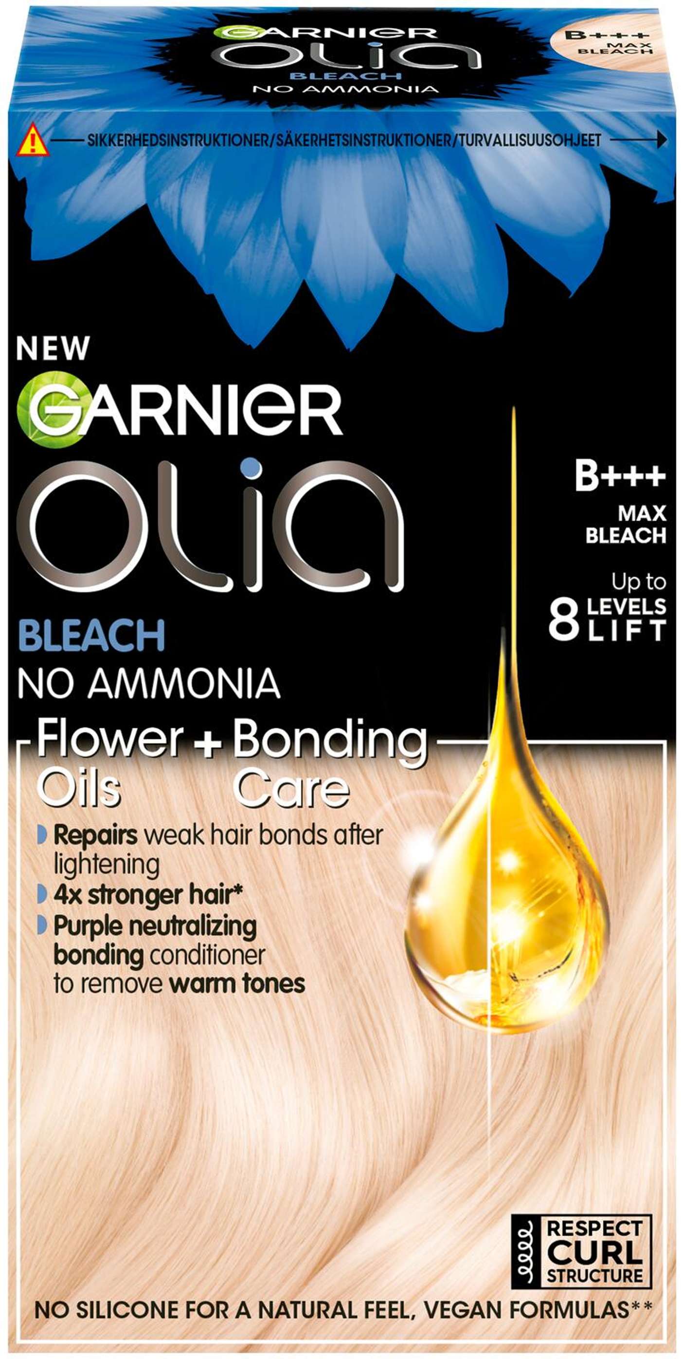 Garnier OLIA DE B + + + MAX BLEACH (цвет B + + + Max Bleach 8 Лифт)