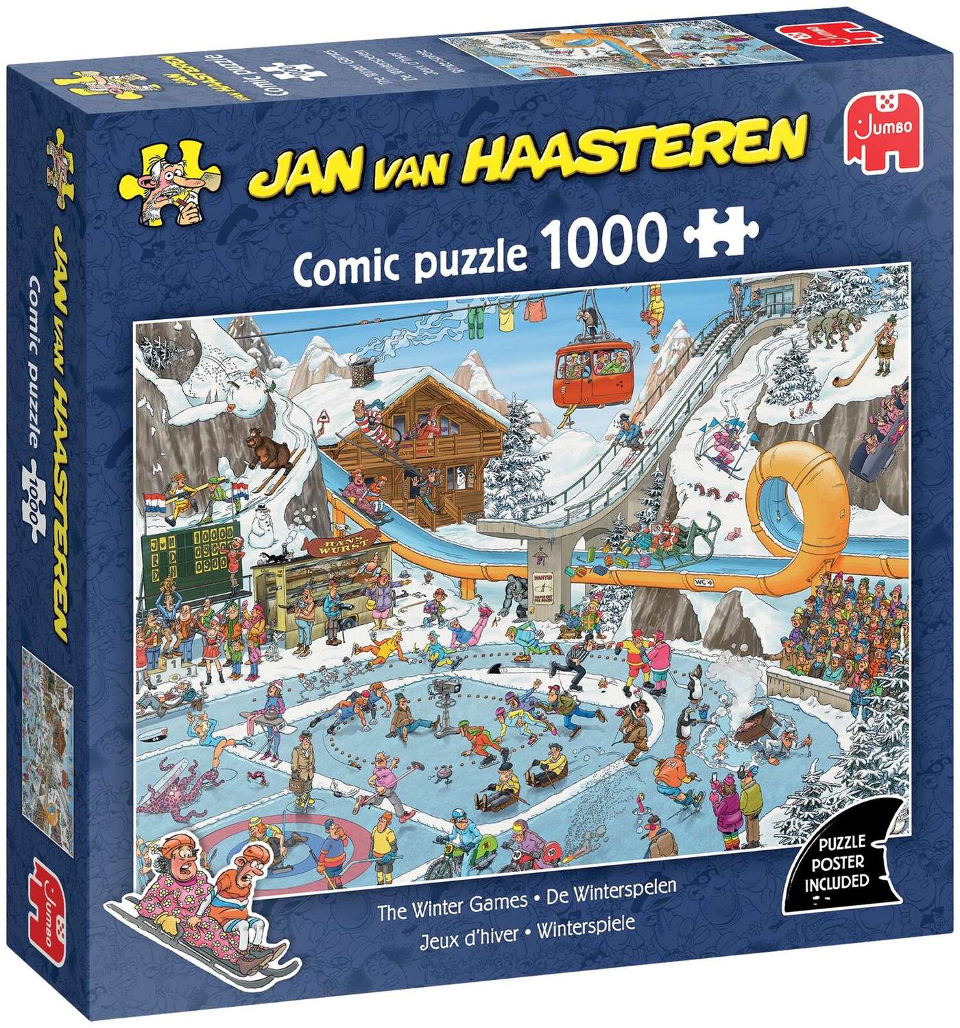 Пазл Зимние игры 1000