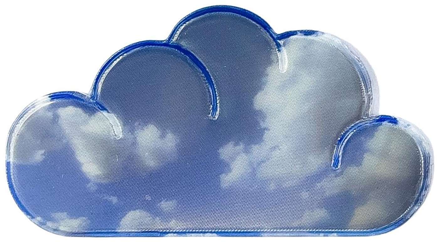 Светоотражающая текстильная наклейка Cloud, например. рюкзаки и текстиль.