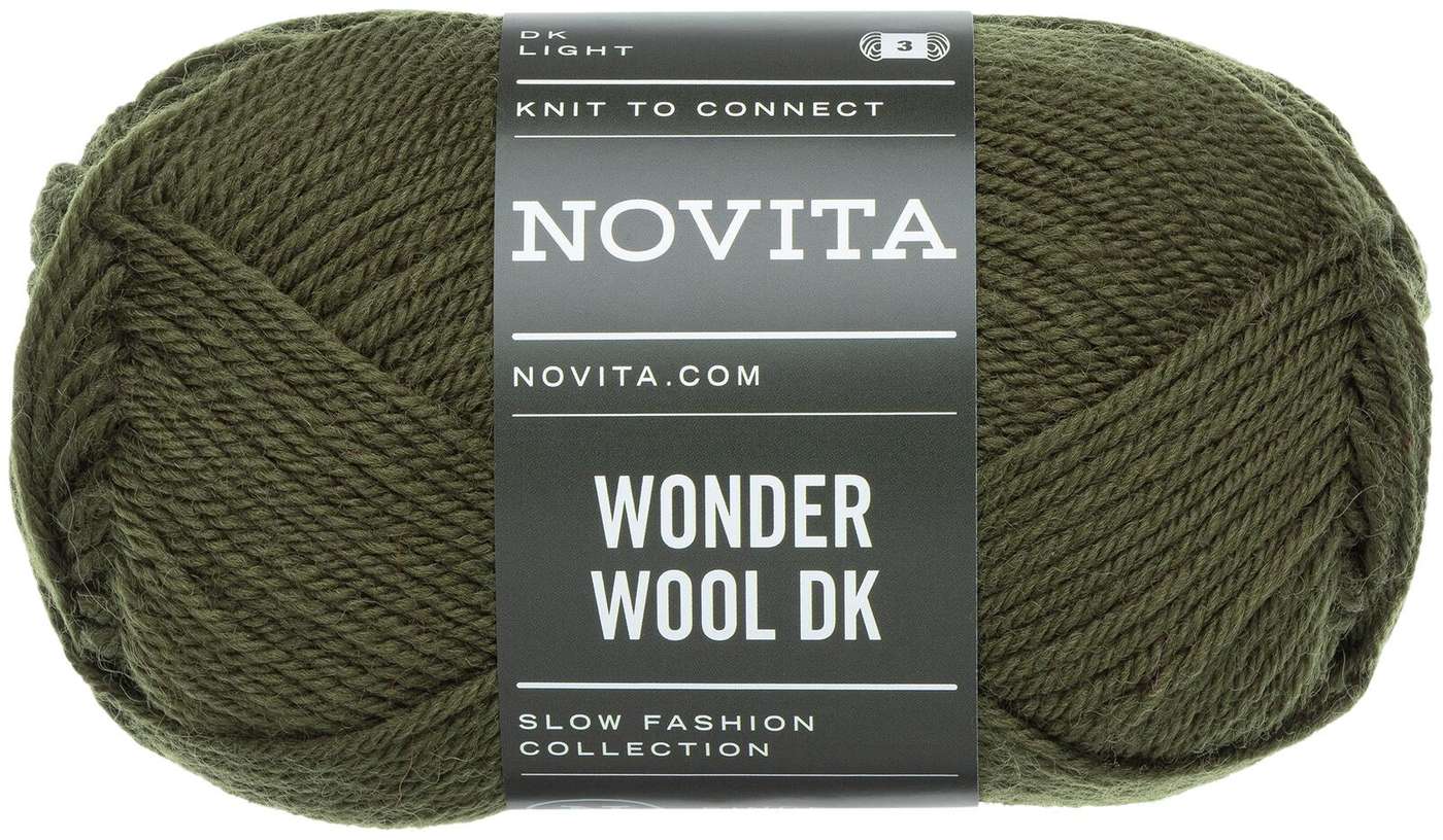 Пряжа Novita Wonder Wool DK 50 г натура 392 (цвет природа)