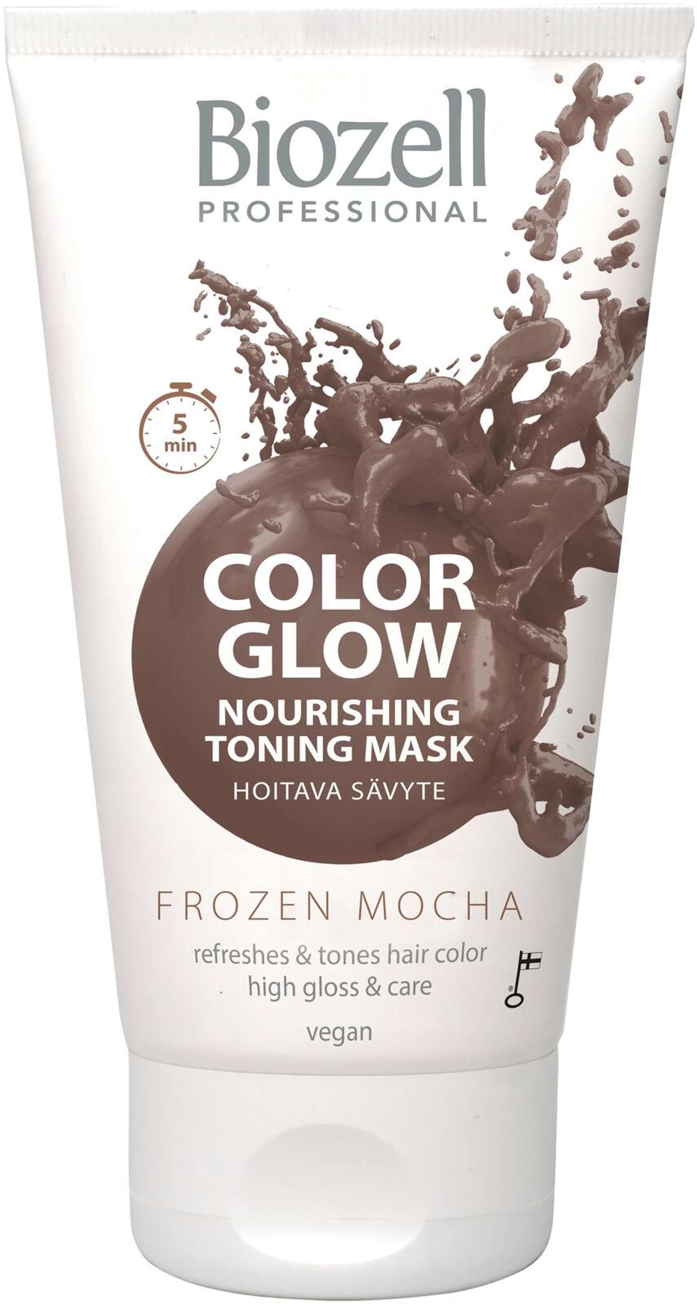 Biozell Color Glow Питательная оттеночная маска Frozen Mocha 150мл
