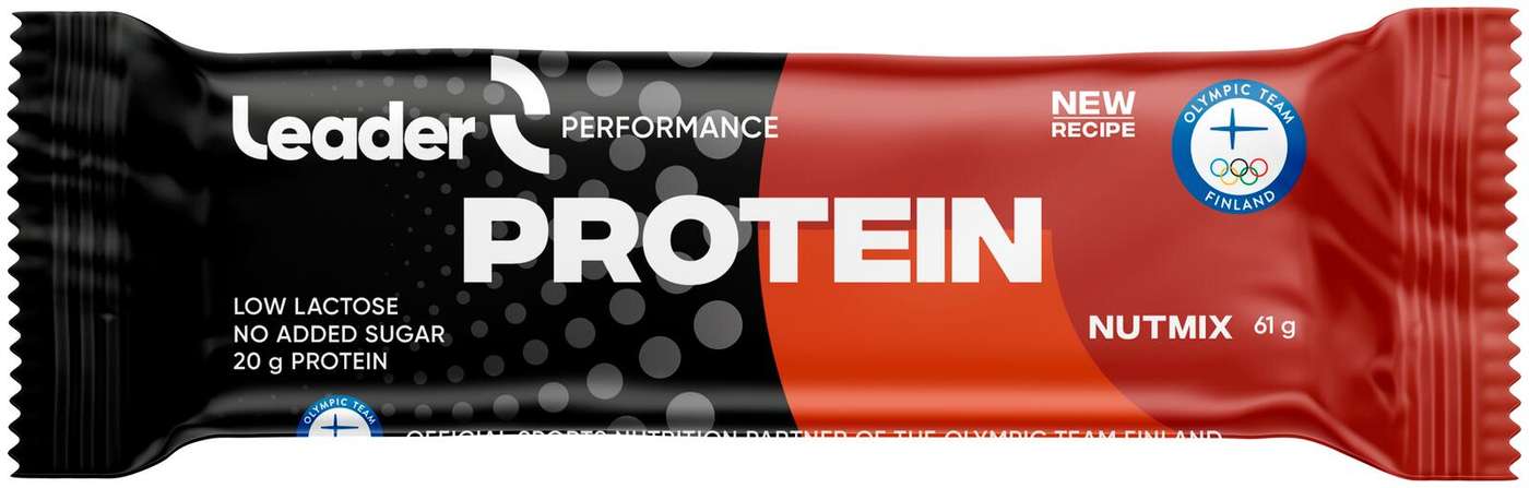 Ореховый протеиновый батончик Leader Performance Protein Nutmix 61 г