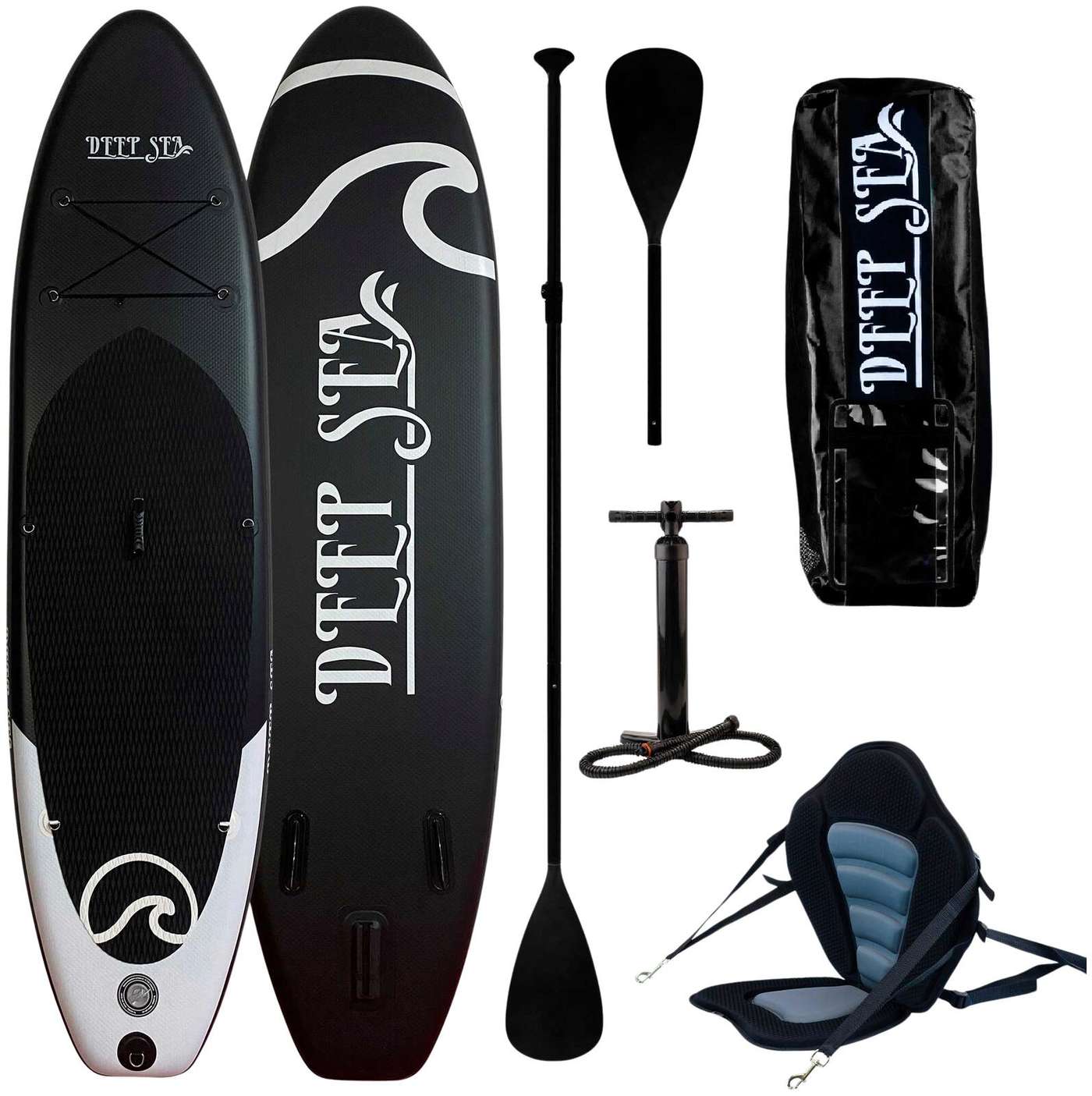 Набор досок Deep Sea SUP Kayak Pro 300см, Черный (цвет Черный)