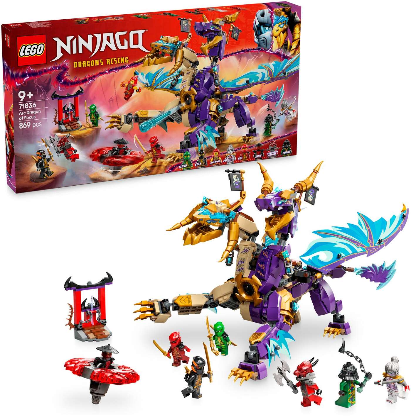 LEGO® NINJAGO® «Дракон концентрации», набор игрушек 71836