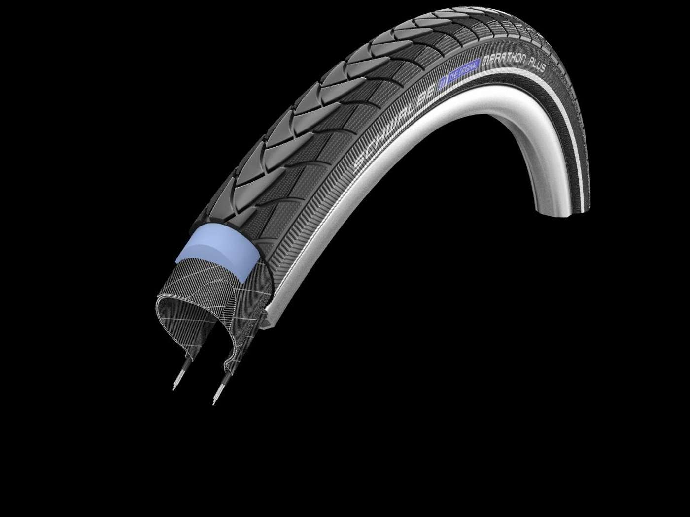 Внешняя велосипедная покрышка Schwalbe Marathon Plus 40-622 (цвет Черный)