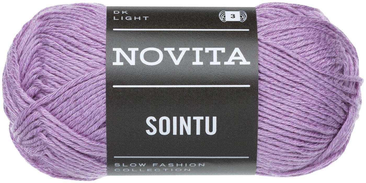 Пряжа Novita Sointu 50 г в масштабе 748 (цвет шкала)