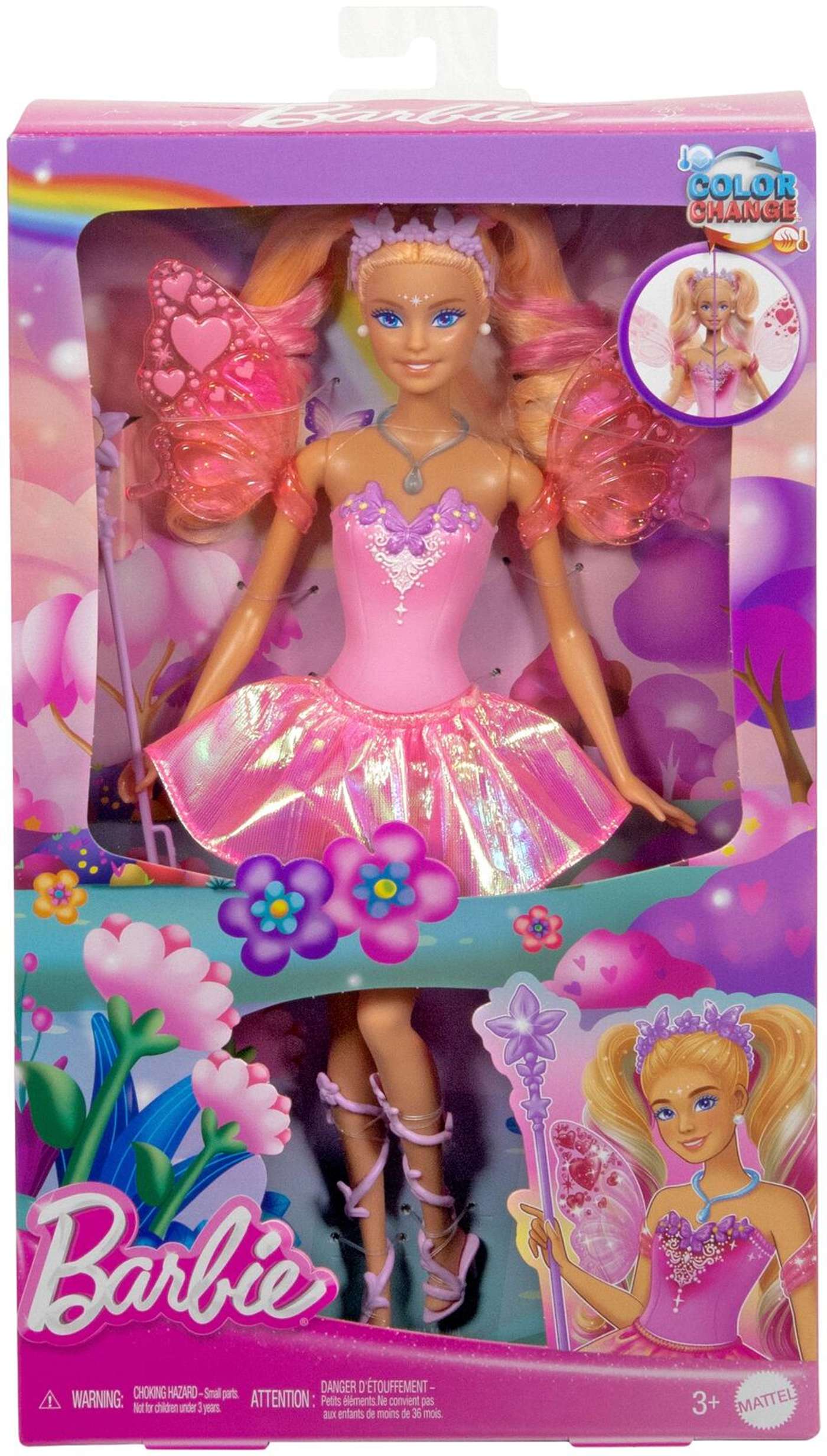 Кукла-фея Barbie Color Change Fairy, меняющая цвет