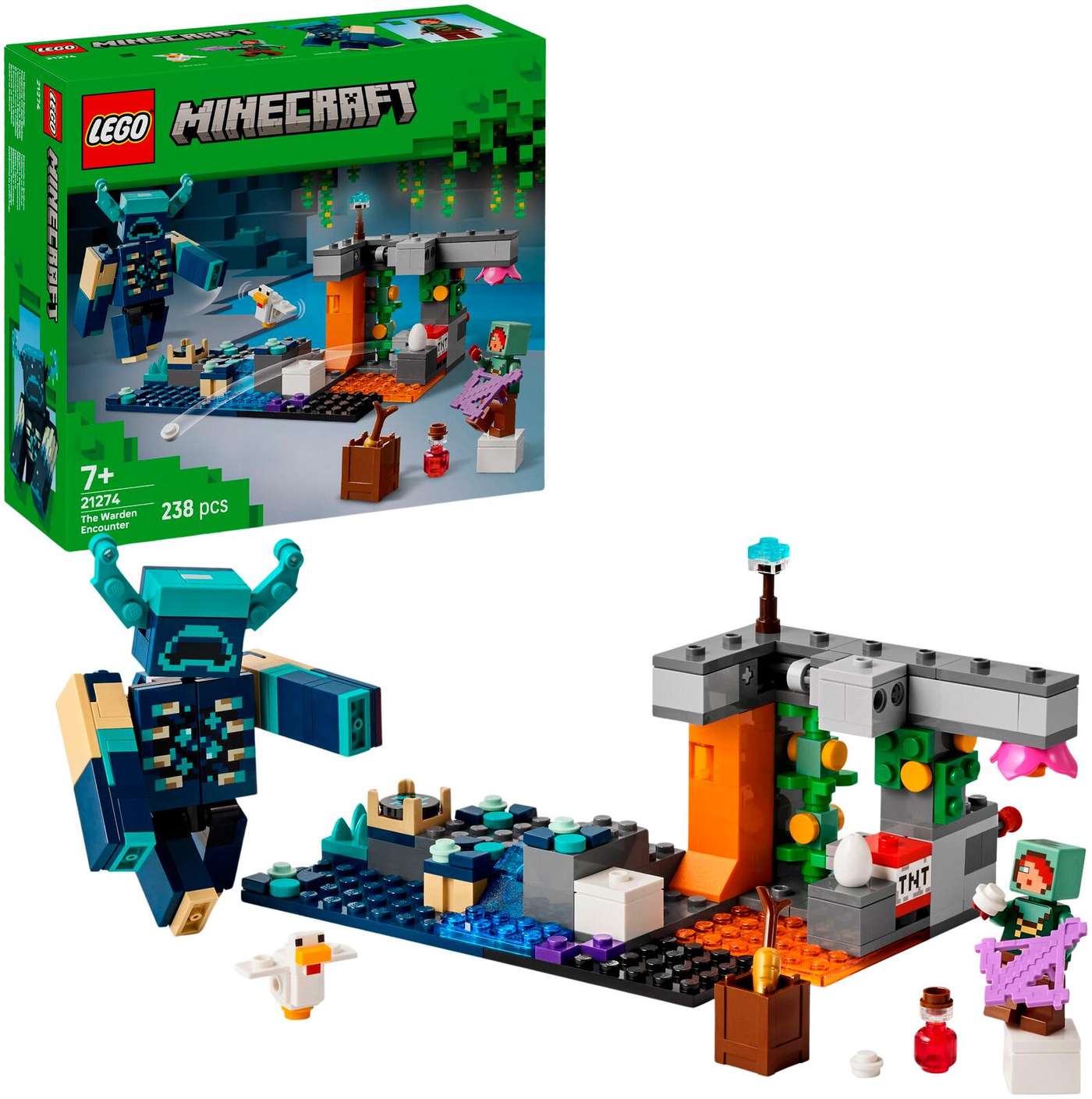 LEGO® Minecraft 21274 Встреча со Стражем