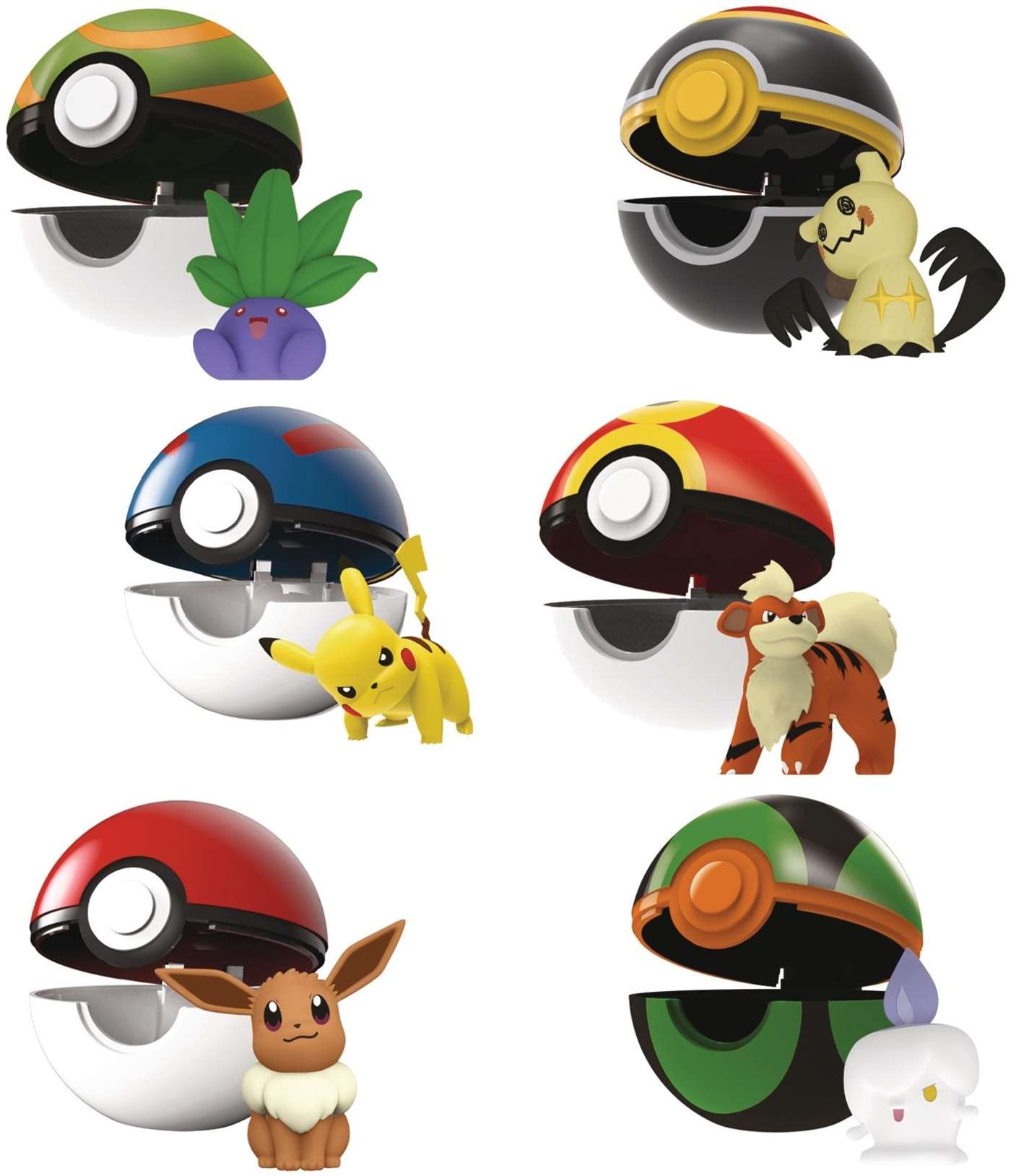 Фигурка Pokemon Clip N Go, в ассортименте