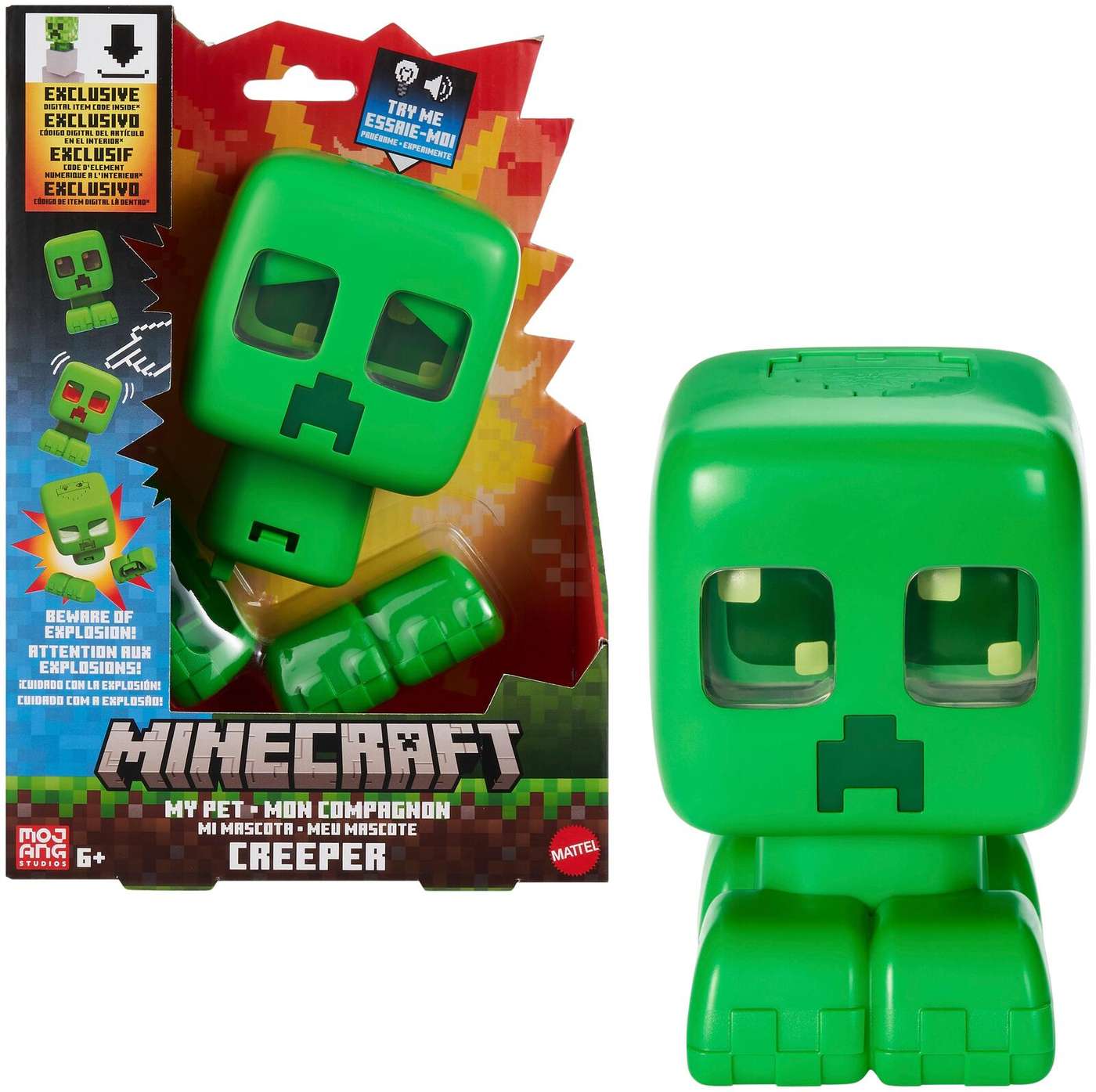 Minecraft Movie My Pet Creeper со звуками и светом