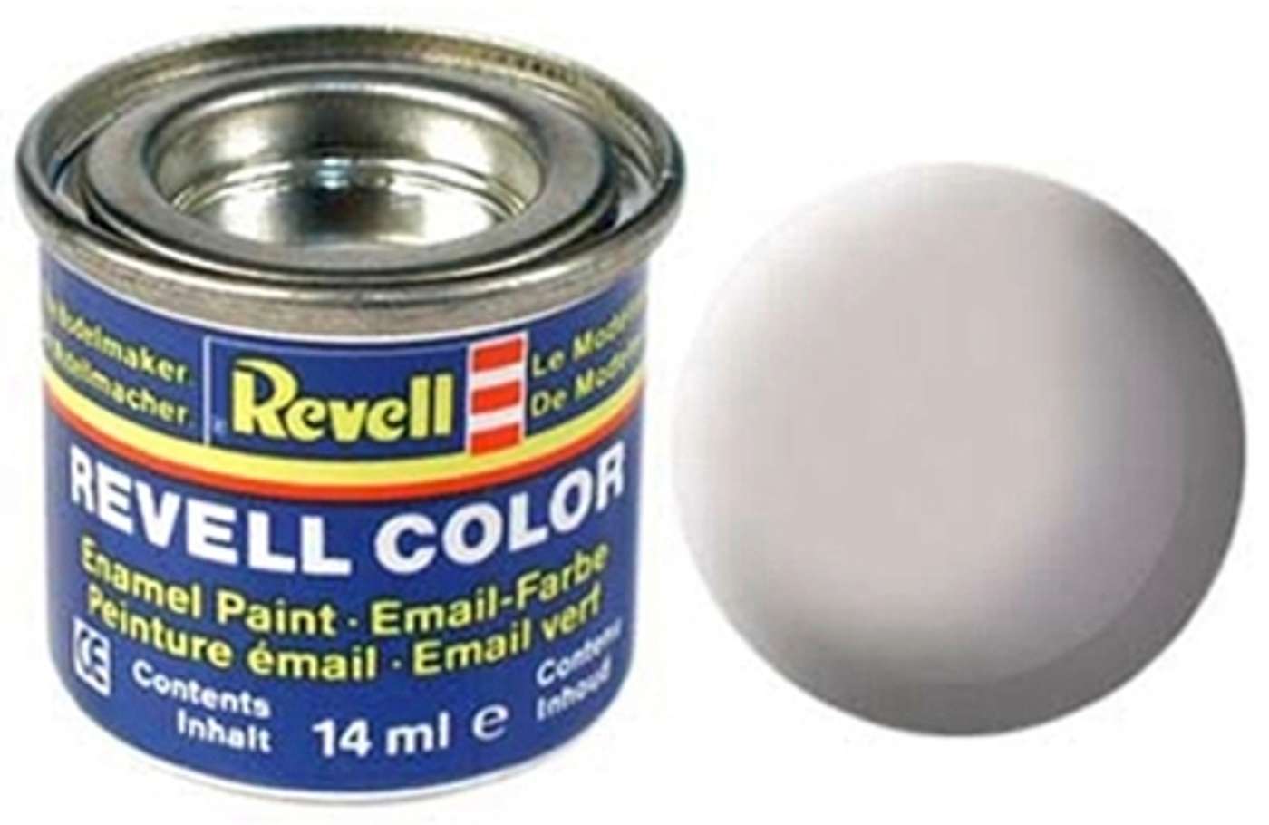 Краска Revell 14мл 43 серая матовая (цвет серый)