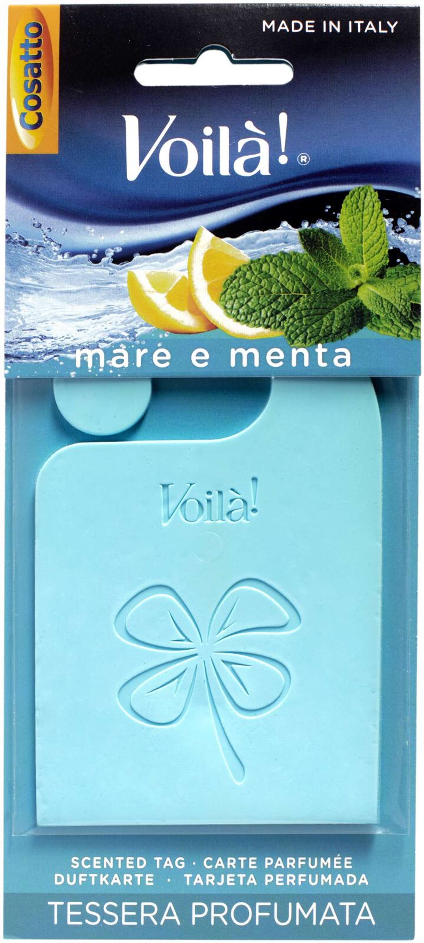 Карта ароматов Cosatto «Мята и море» (цвет синий)