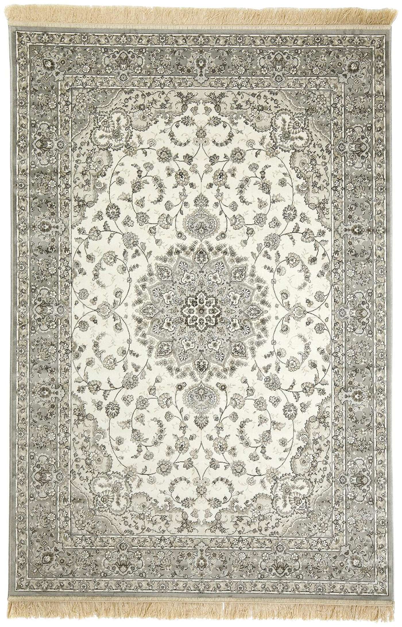 идеальный дом Ковер из вискозы Royal Palace 195х300 см серый (цвет серый)