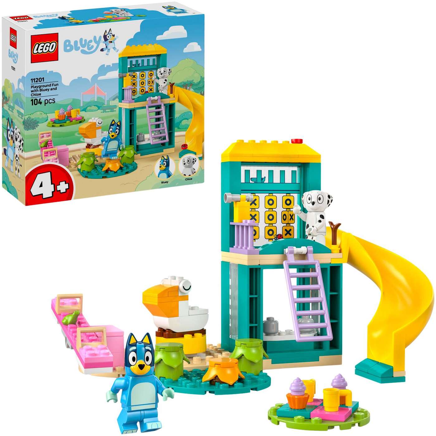 LEGO Bluey (11201) Веселые моменты Блуи и Кэт на детской площадке