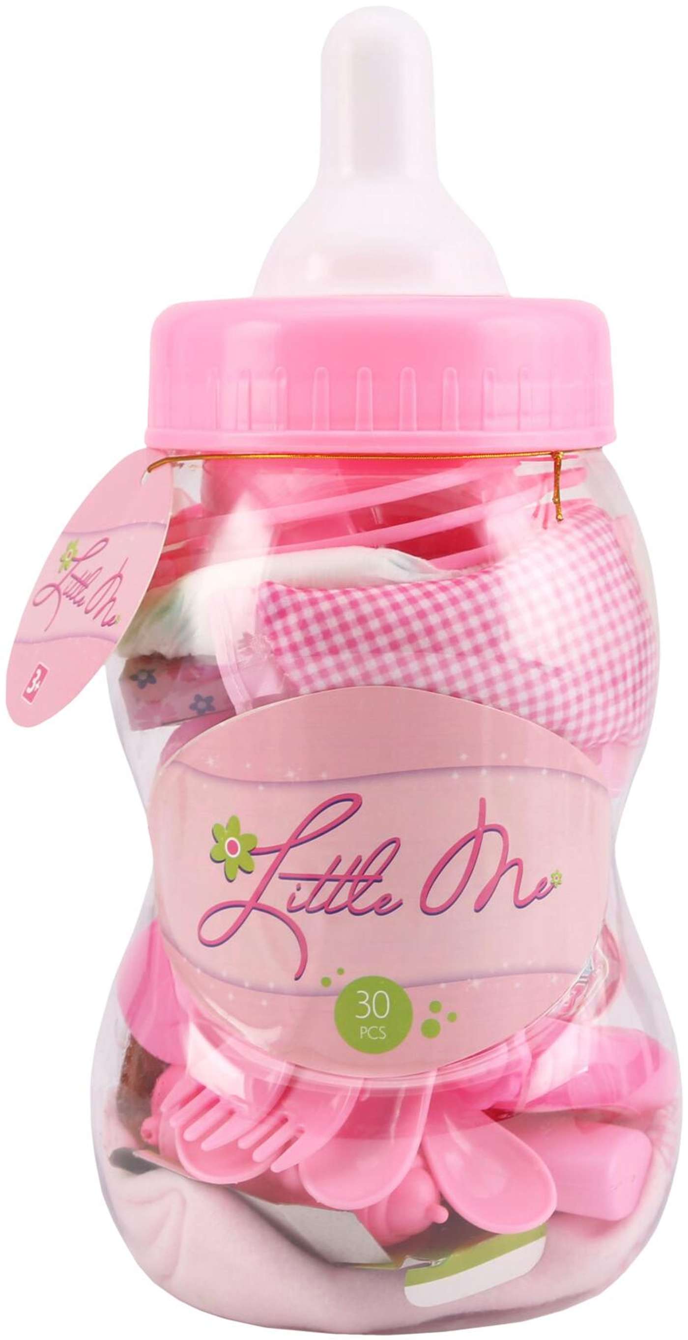 Набор для ухода за куклой Little Me в детской бутылочке