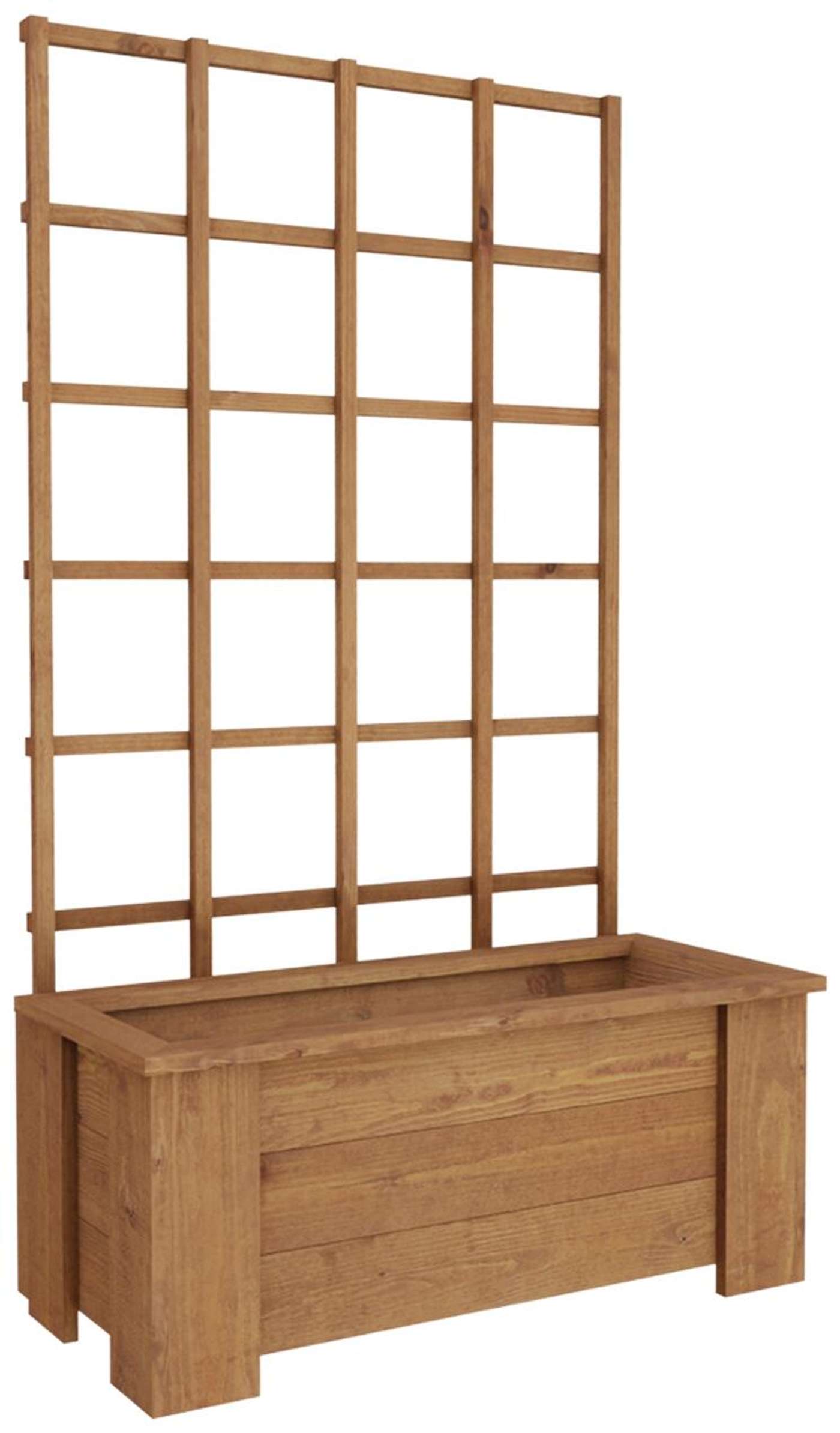 Ящик-решетка для лазанья Mjöljörakennen 89x27x34 см, коричневая древесина (цвет коричневый)