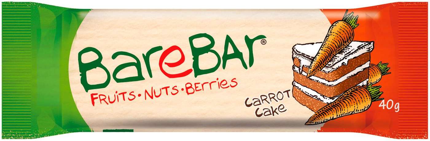 Финиковый батончик BareBar Carrot Cake 40 г