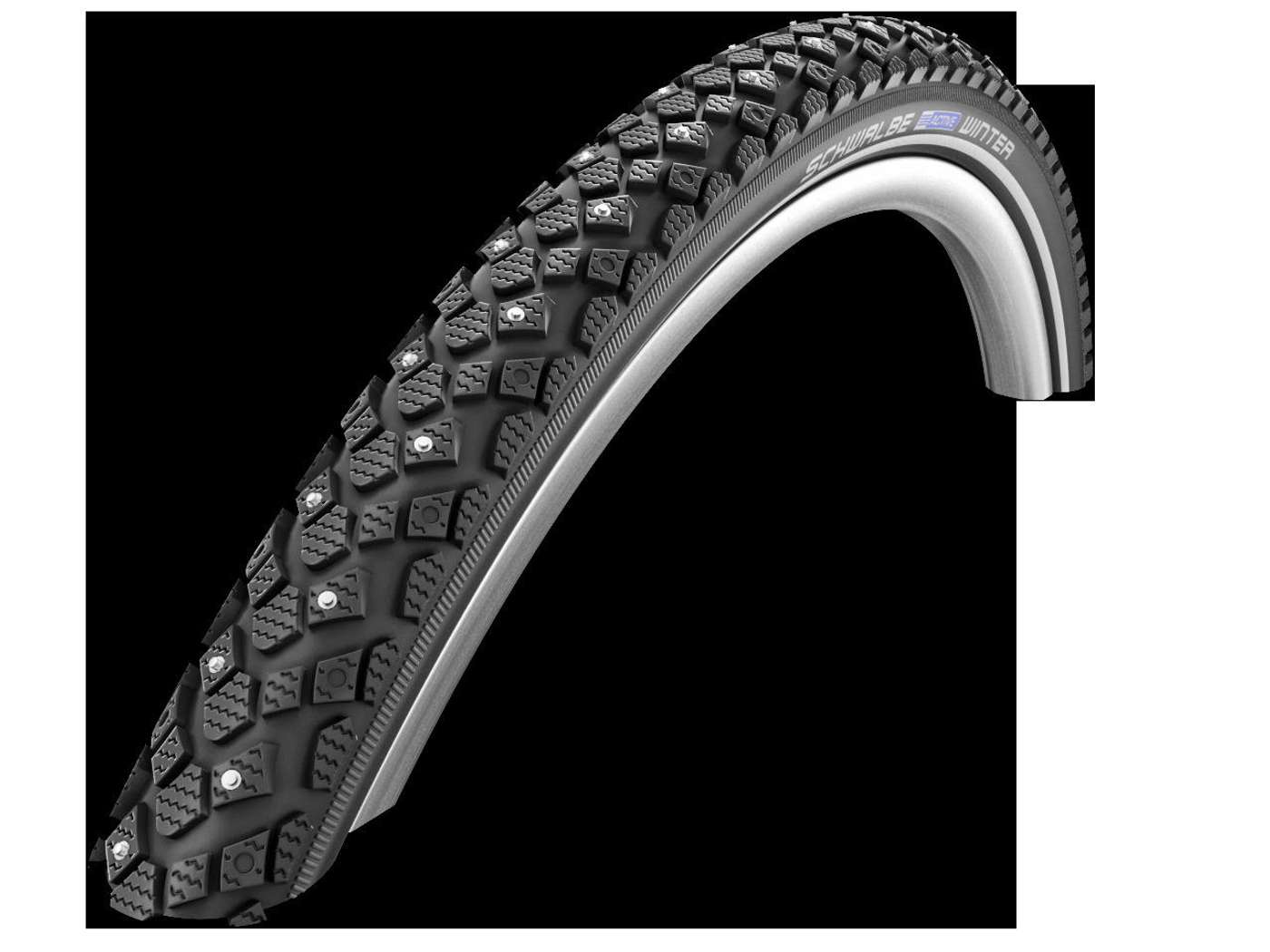 Зимняя велосипедная шипованная покрышка Schwalbe 28" 42-622 120 шипов (цвет Черный)