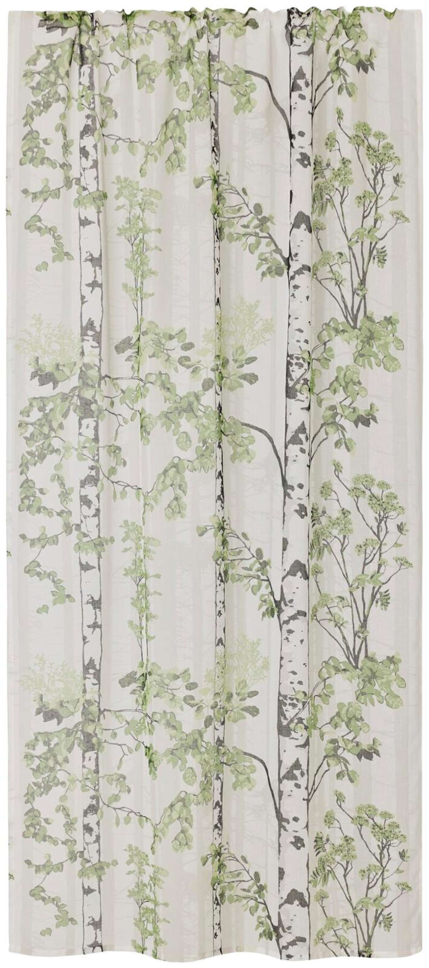 Световая штора Vallila Nature Path Light 140x250 см зеленая (цвет мох)