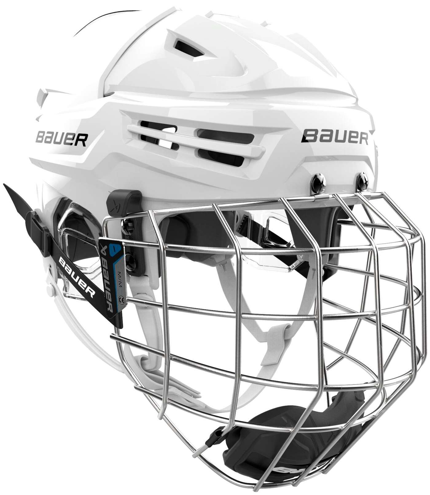 Bauer Re-Akt 70-Шлем Комбо, Белый, Белый (размер БЕЛЫЙ , БЕЛЫЙ, цвет Вт)