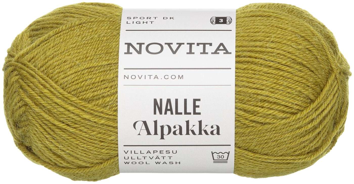 Пряжа Novita Тедди Альпака 50г зелень 332 (цвет зелень)