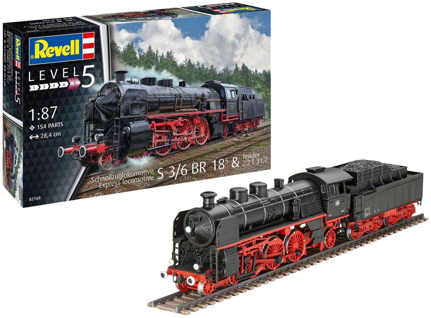 Комплект модели Revell Express Locomotive S3 / 6 1: 87