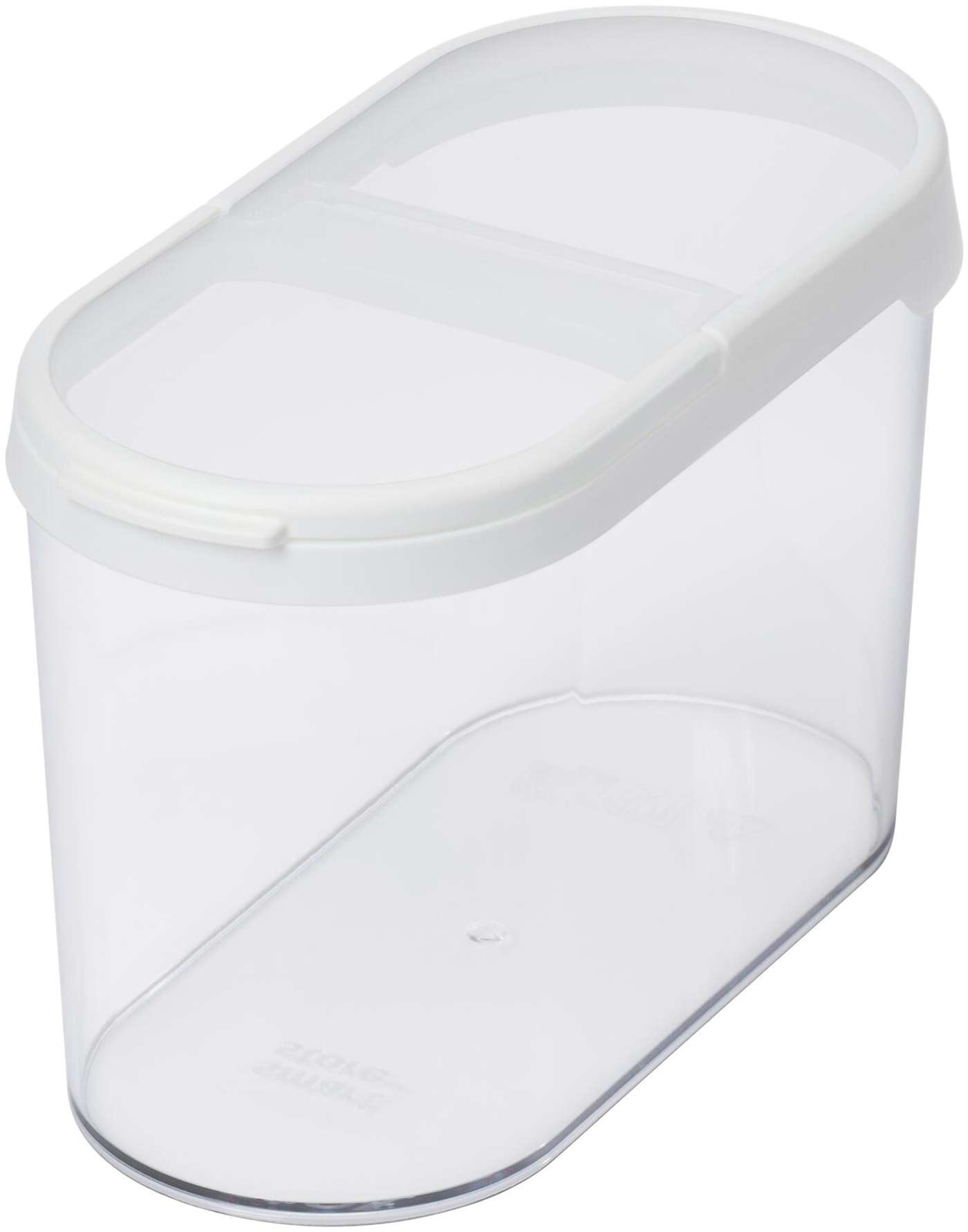 Баночка для хранения SmartStore Flip 1, 1 л (цвет белый / прозрачный)