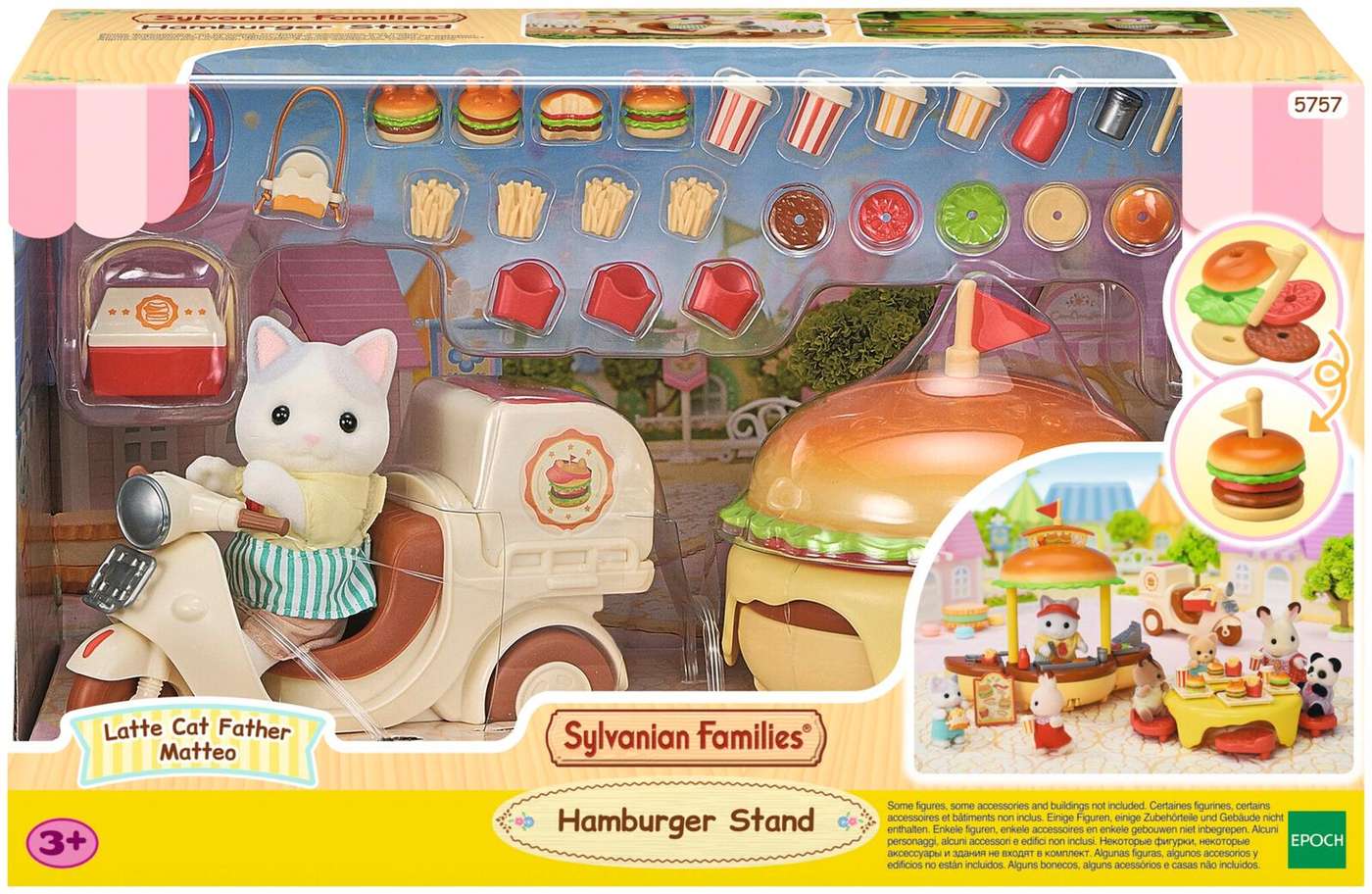 Стенд с гамбургерами Sylvanian Families