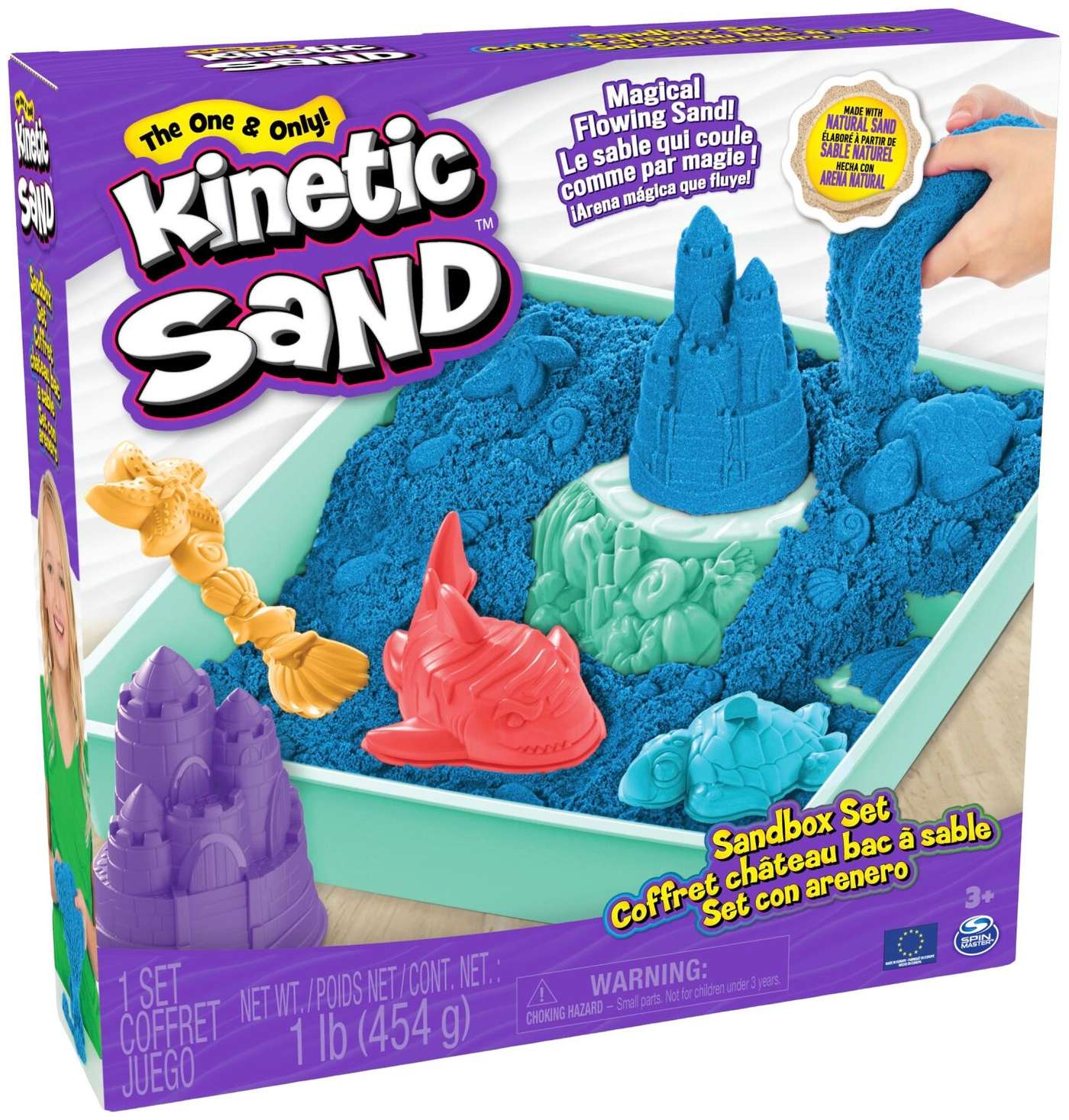 Набор песочниц Kinetic Sand синий