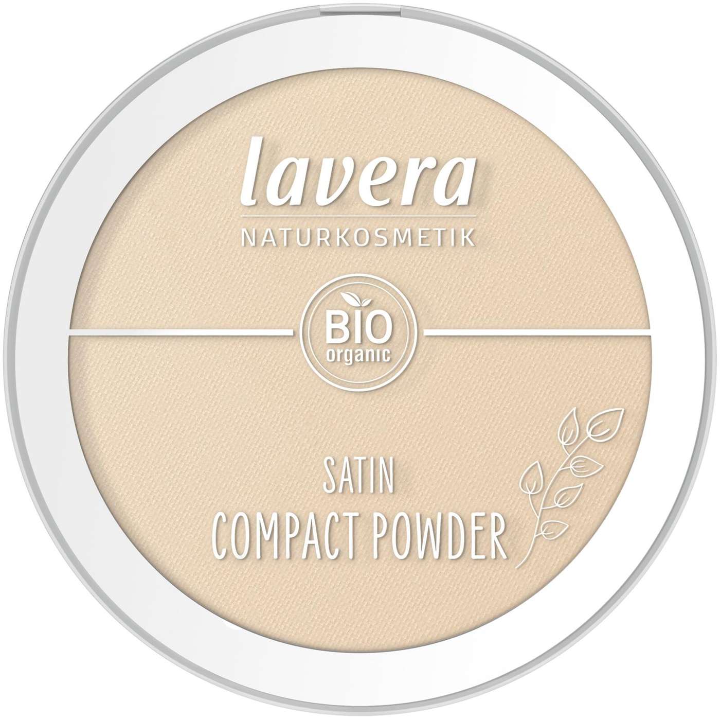Компактная пудра Lavera Satin - Medium 02- 9, 5 г (цвет Средний 02)
