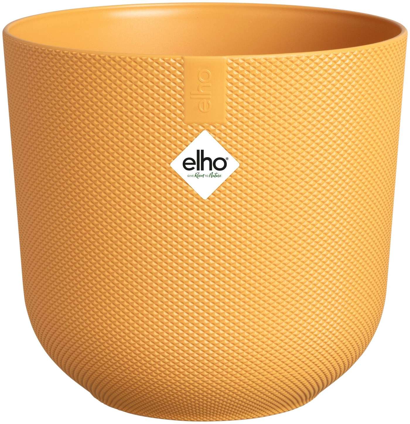 Горшок elho Jazz круглый 14см желтый (цвет янтарно-желтый)