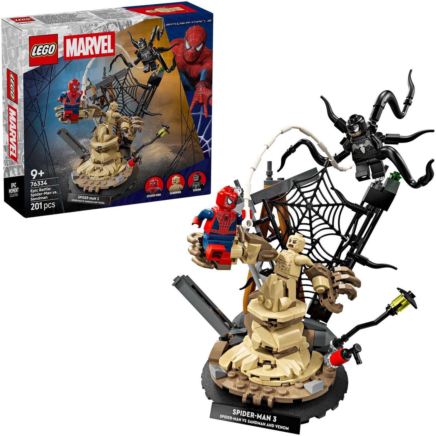 LEGO® Super Heroes Marvel 76334 Эпическая битва: Человек-паук против Песочного человека