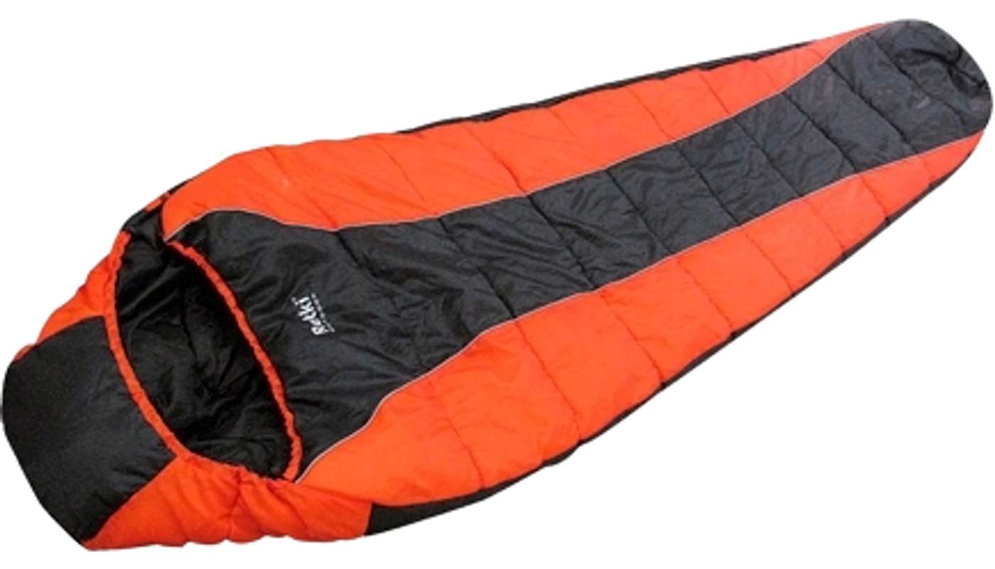 Спальный мешок Trek -15°C черный / оранжевый (цвет ЧЕРНЫЙ / ОРАНЖЕВЫЙ)
