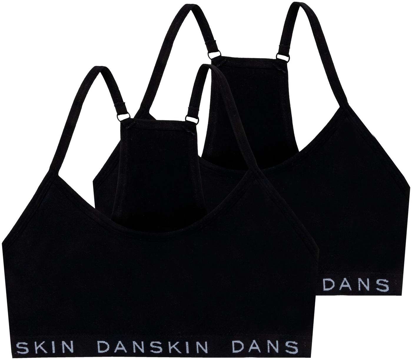 Майка детская бесшовная Dansk 95488B 2 шт. (размер 120, цвет черный)