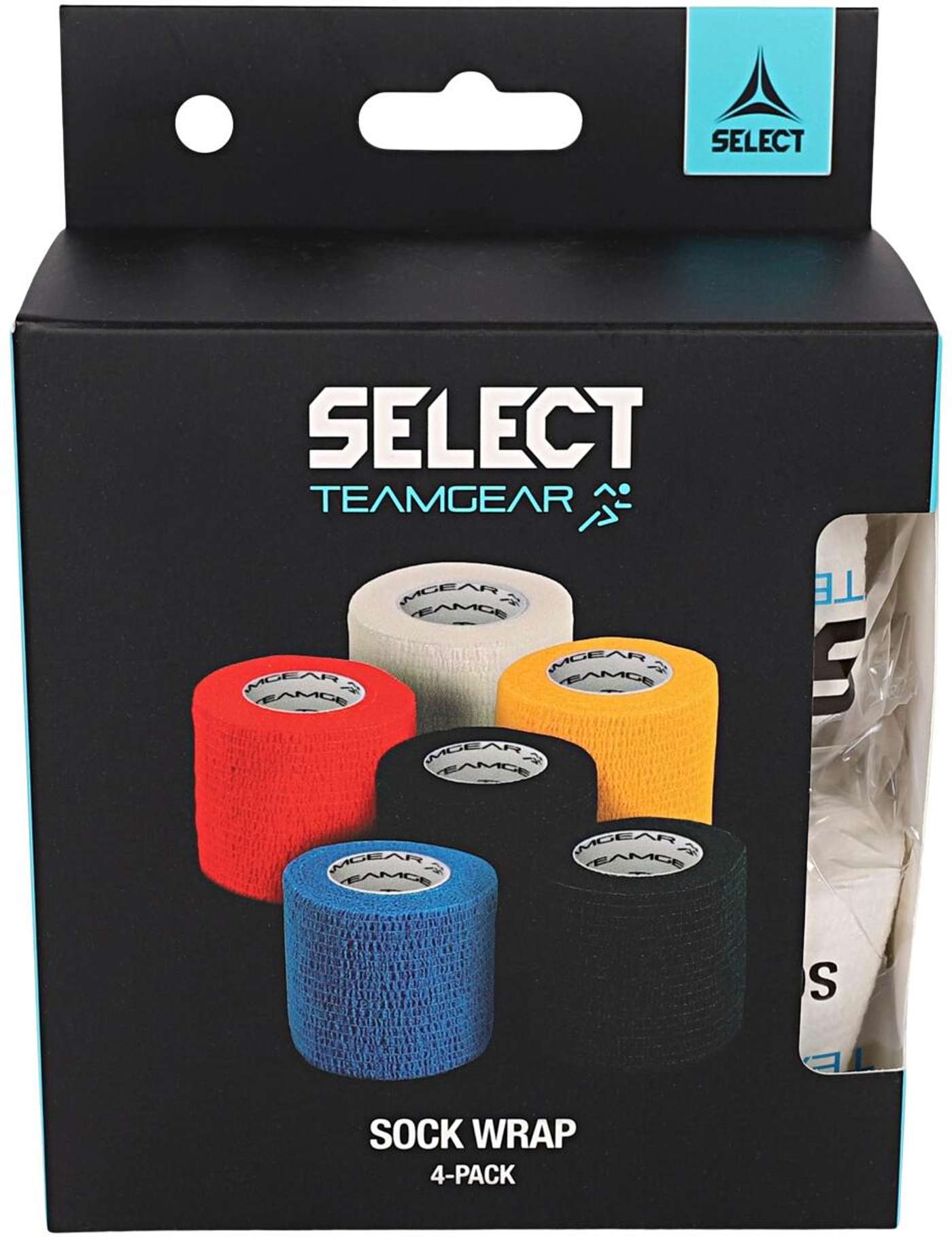 Лента для защиты голени Select, 4 шт. , белая (цвет белый)