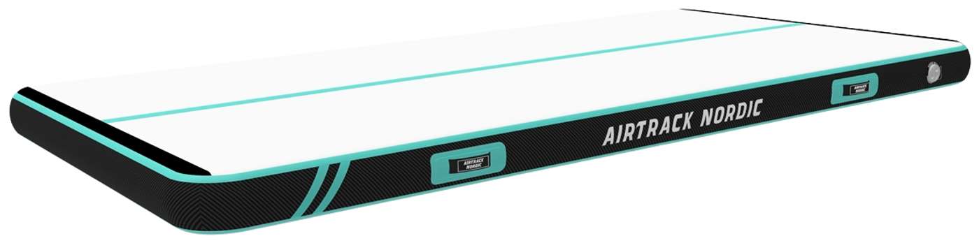 Прыжковая дорожка AirTrack Nordic Carbon - Мятный - 3 м