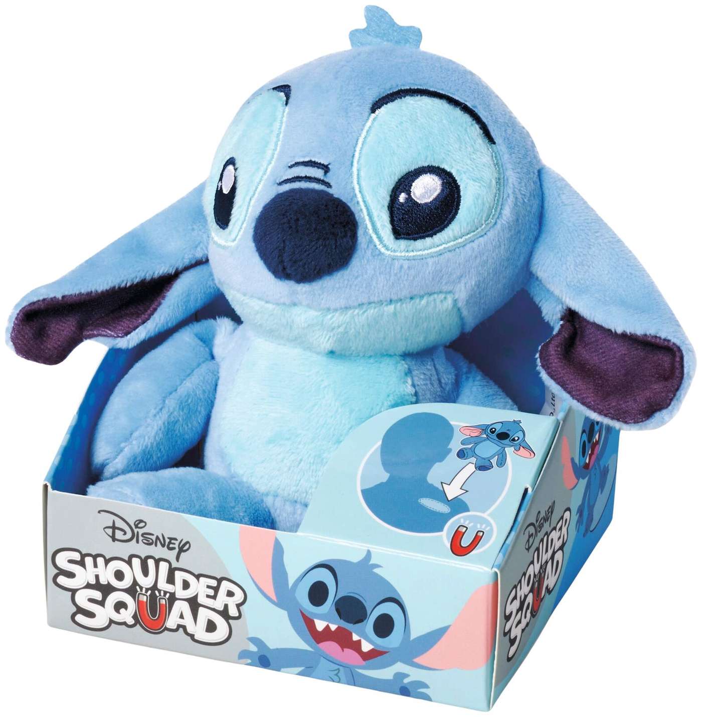 Сумка через плечо WD Stitch, плюш, 12 см, магнитное крепление