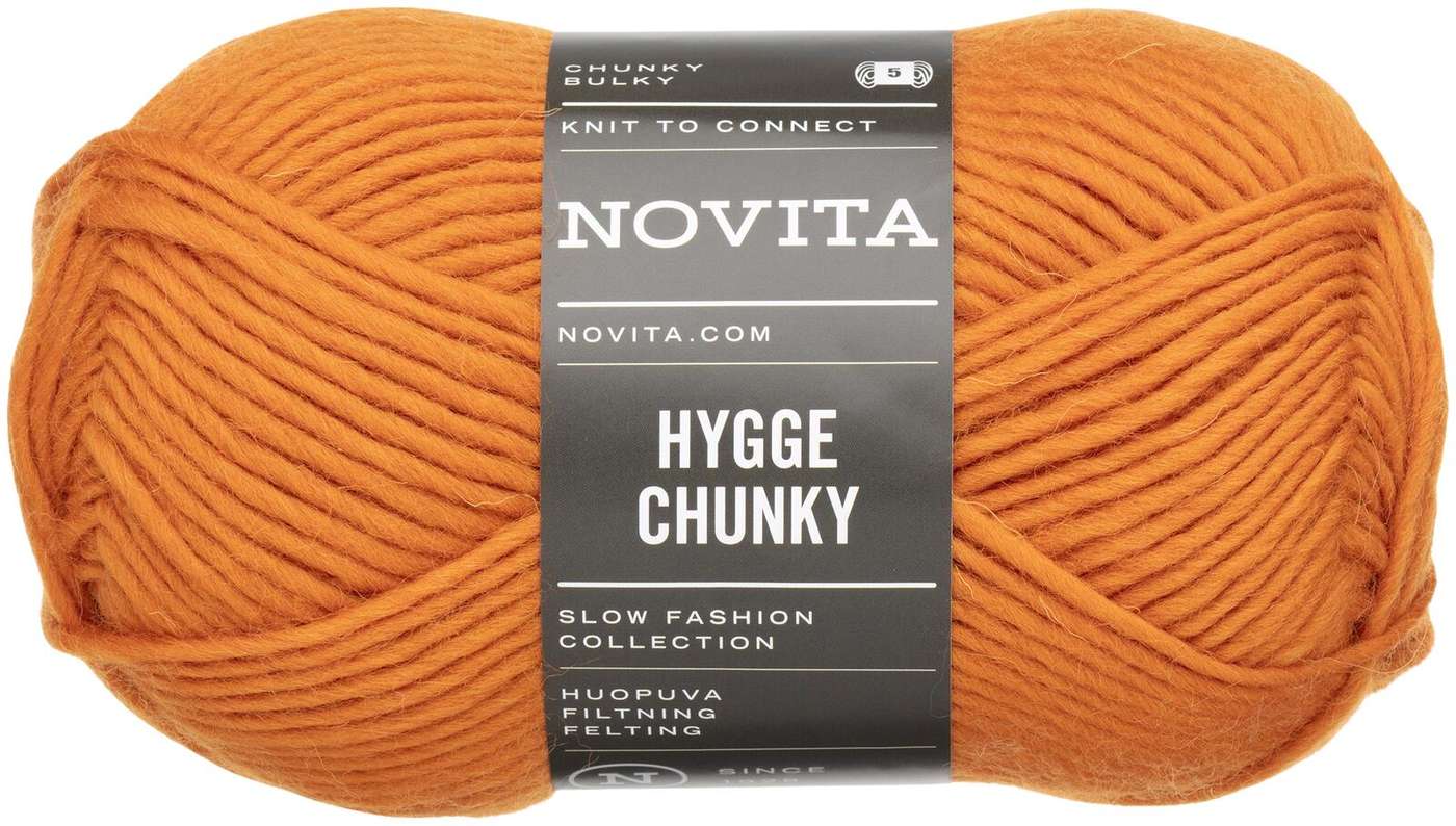 Пряжа Novita Hygge Chunky 100 г hapero 273 (цвет испортить)
