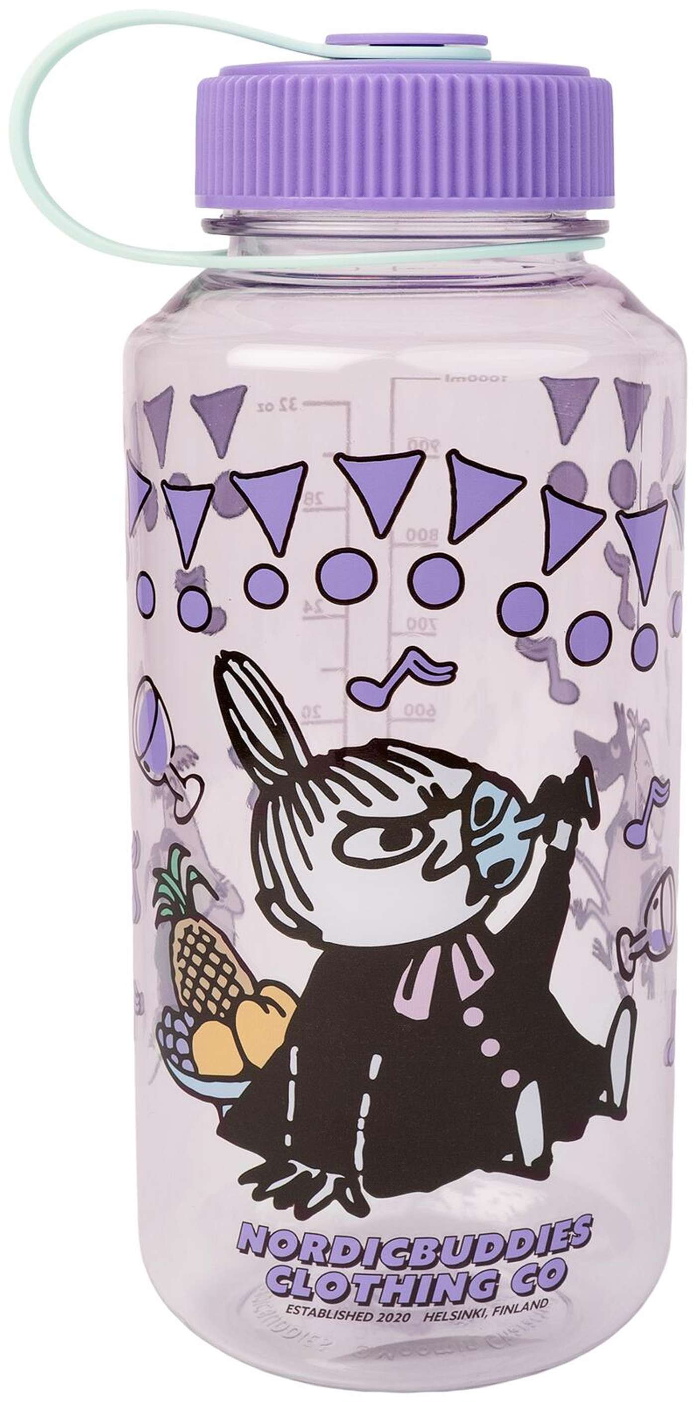 Бутылка для питья Moomin By Nordicbuddies Pikku Myy Juhlat (цвет Розовый)