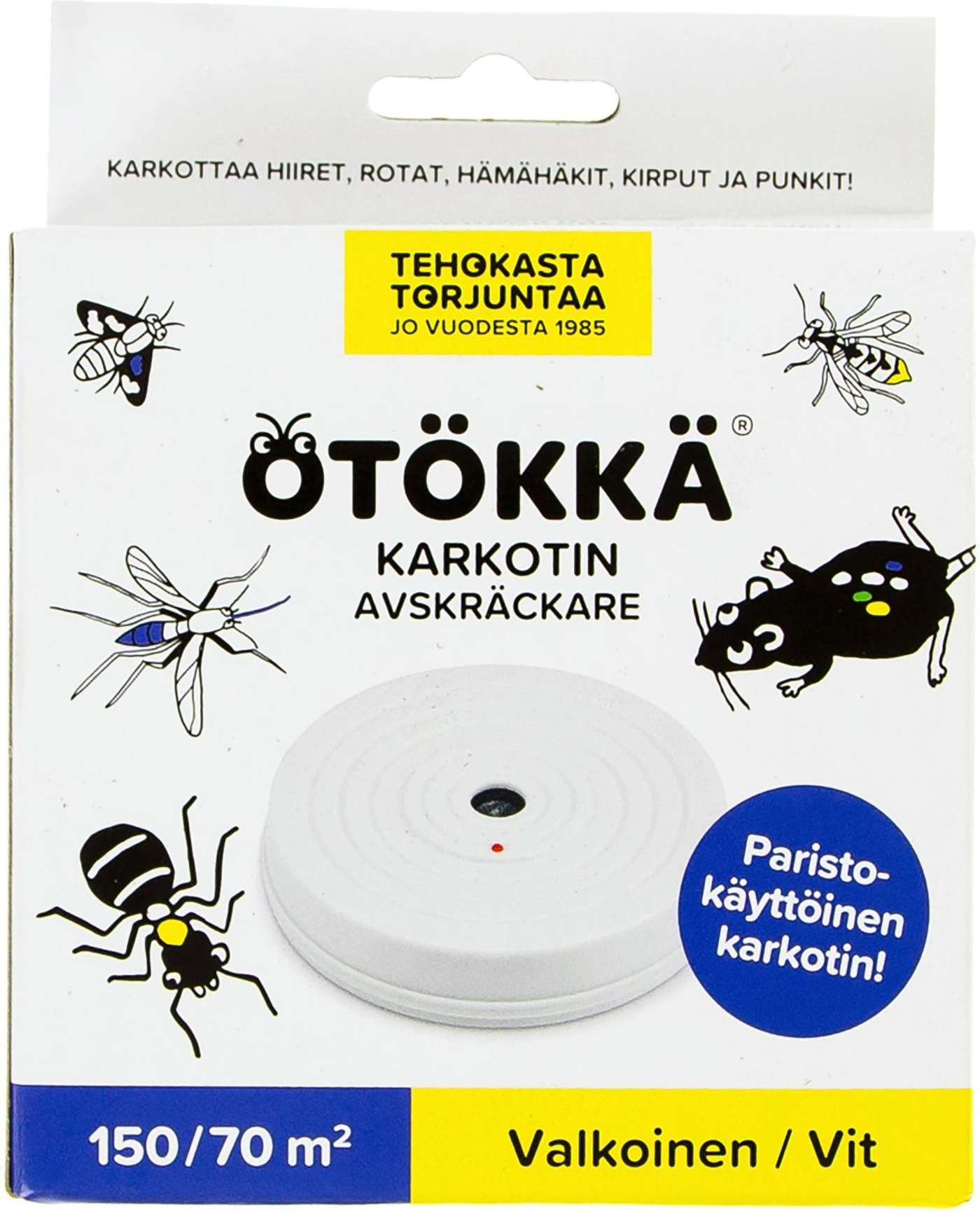 Отпугиватель мышей и крыс с батарейкой (цвет Белый)